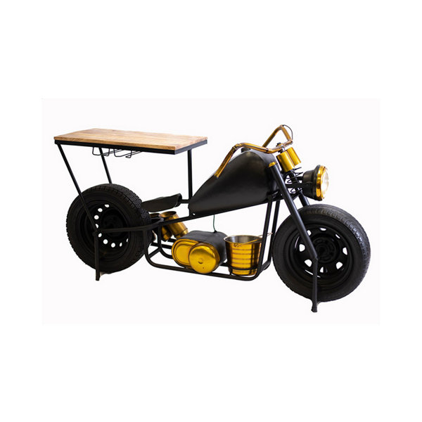 Williston Livonia Chopper Motorcycle Bar with Wine Storage Wayfair